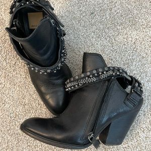 Dolce Vita Boots with Silver Ankle Detail